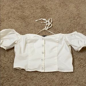 Off the Shoulder Crop Top